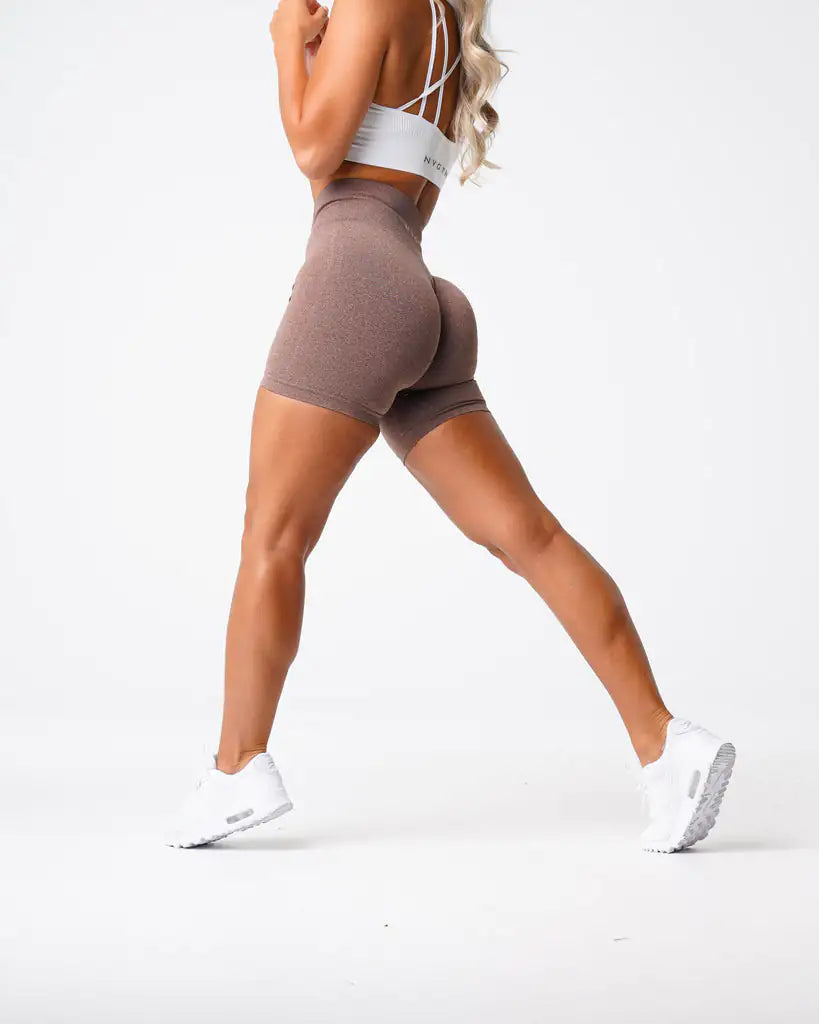 High-Waist Yoga Shorts